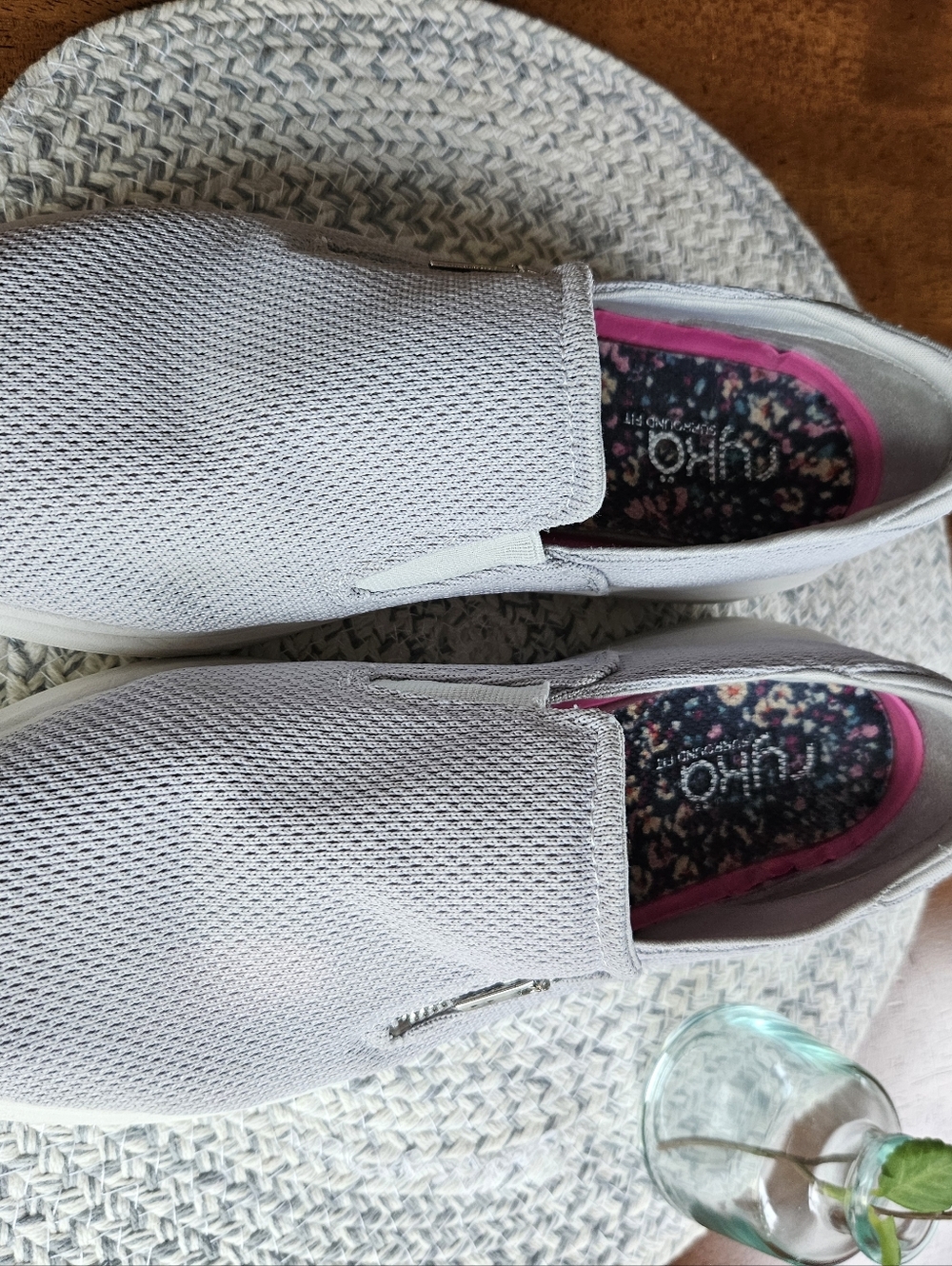 Ryka Women’s Mesh Slip-Ons Shoe with Floral Detail - Picture 8 of 8